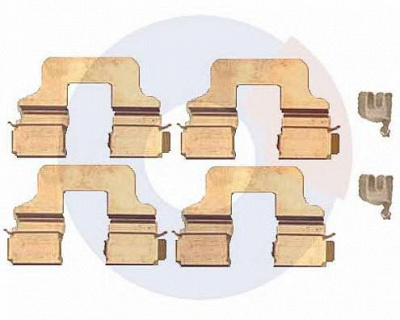 CARRAB BRAKE PARTS 2265 -  Комплектующие, колодки дискового тормоза